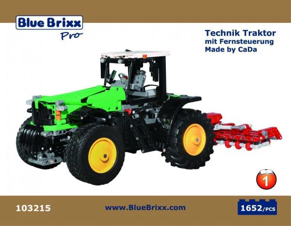 BlueBrixx 103215 RC Technik Traktor  - 1652 Teile 