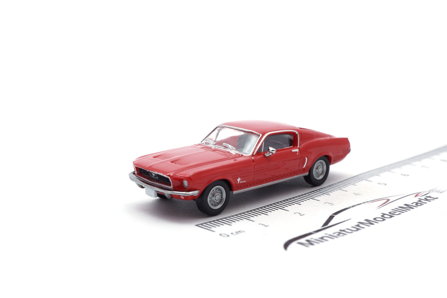 Brekina 19602 Ford Mustang Fastback - rot - 1968 1:87