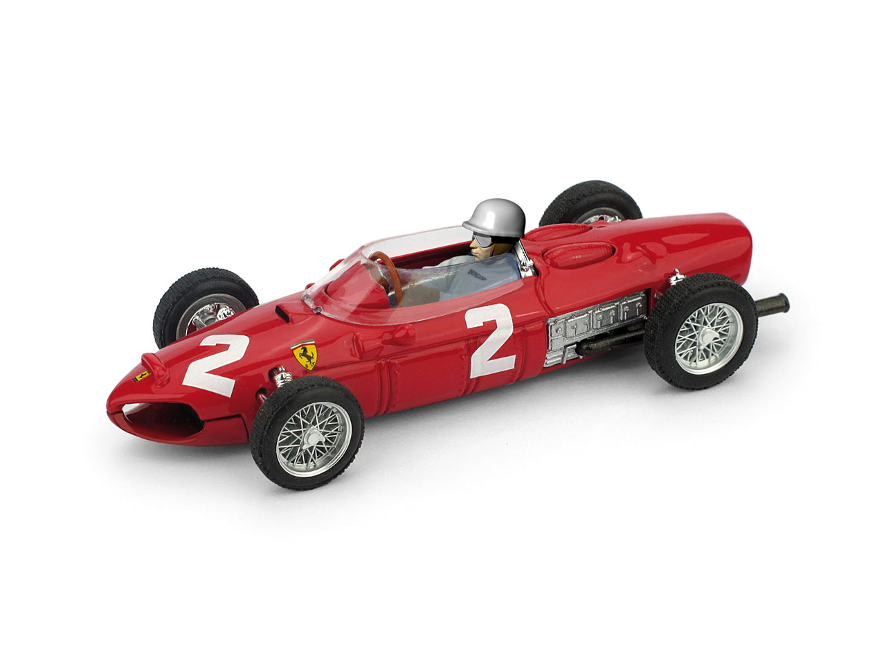 Brumm R639-CH Ferrari 156 F1, No.2, Formel 1, GP Italien, P.Hill, 1961 1:43