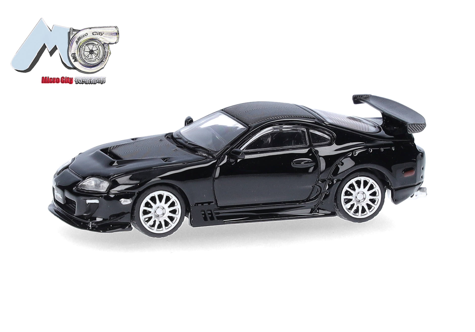 Micro City 87MC000030 MicroCity: Toyota Supra, schwarz (1993-2002) 1:87