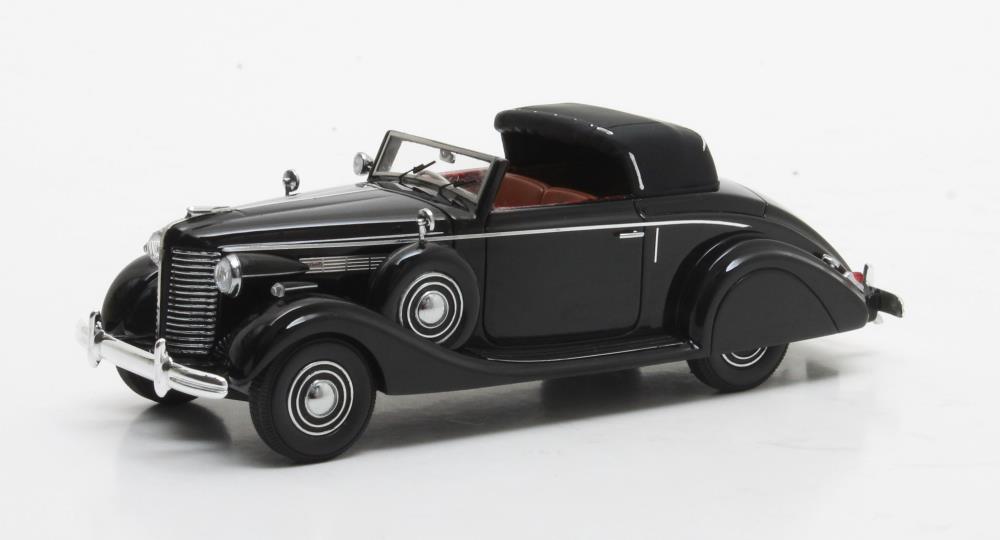 Matrix Scale Models 50206-061 Buick Series 40 Lancefield Drop Head black 1938 1:43