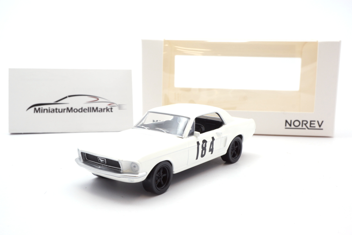 Norev 270557 Ford Mustang Coupe - Weiss #184 - 1968 1:43