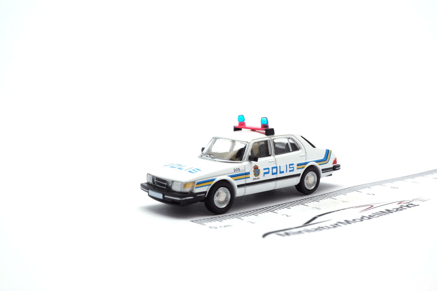 PCX87 PCX871147 Saab 900 Limousine - Polis (S) 1:87