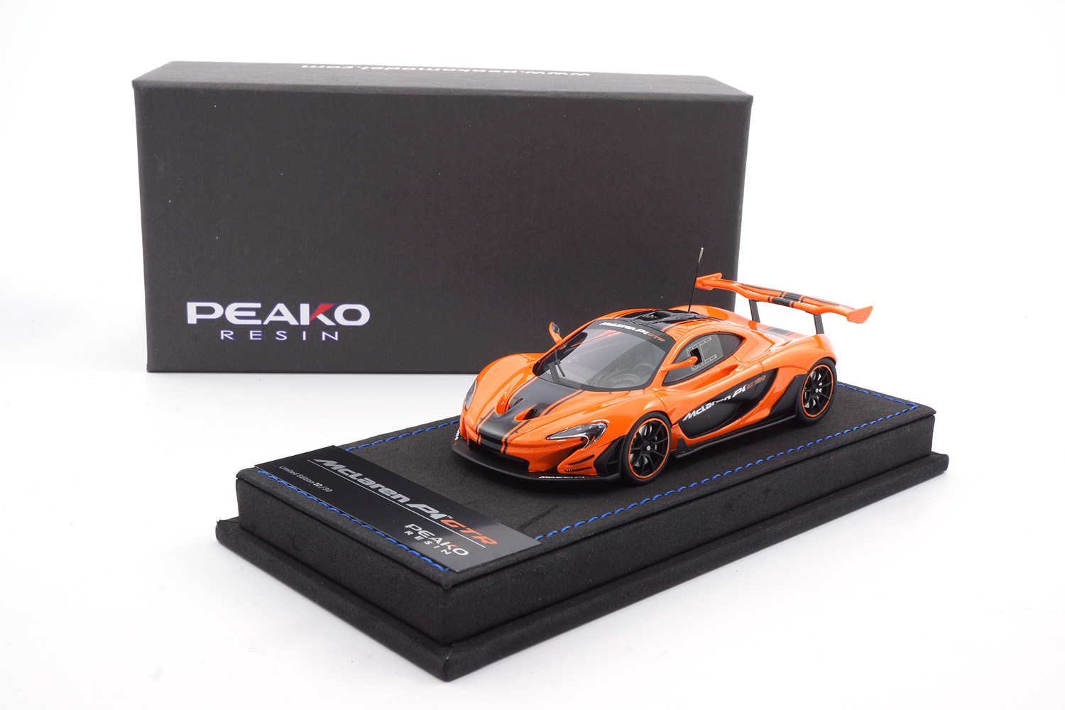 Peako 32225 McLaren P1 GTR - Orange/Schwarz 1:43