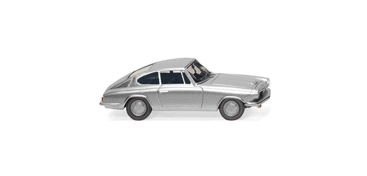 Wiking 018702 BMW 1600 GT Coupe - silber-metallic 1:87