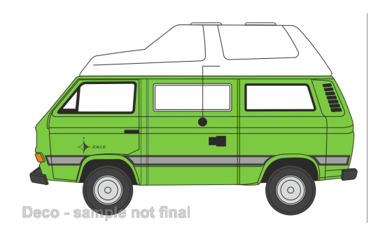 Oxford 76T25011 VW T25 Camper, hellgrün - Vorbestellung 1:76
