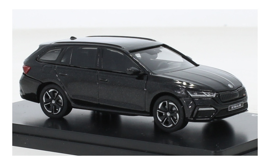 Abrex ABR143AB-039D Skoda Octavia IV Combi RS - schwarz (Metallic) - Vorbestellung 1:43