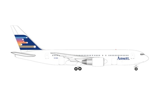 Herpa 536714 Ansett Airlines Boeing 767-200, Southern Cross livery - new colors VH-RMD 1:500