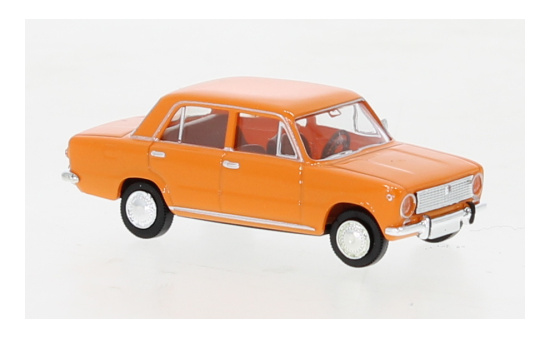 Brekina 22415 Fiat 124, orange, 1966 1:87
