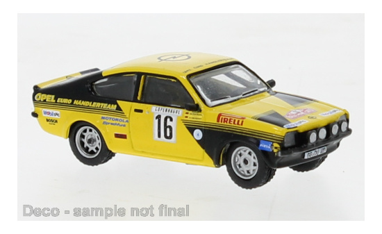 Brekina 20401 Opel Kadett C GT/E, No.16, Rallye Monte Carlo, 1976 1:87