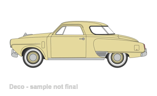 Oxford 87SC50001 Studebaker Champion Starlight Coupe, beige, 1950 - Vorbestellung 1:87