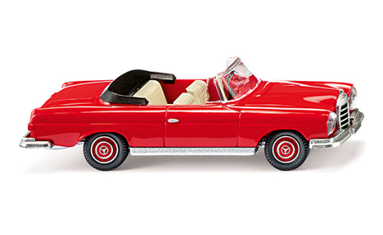 Wiking 015303 MB 280 SE Cabrio - rot 1:87