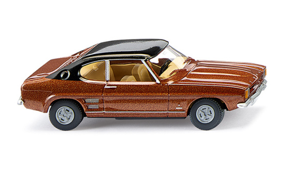 Wiking 082108 Ford Capri I - kupferbraun met mit schwarzem Dach 1:87