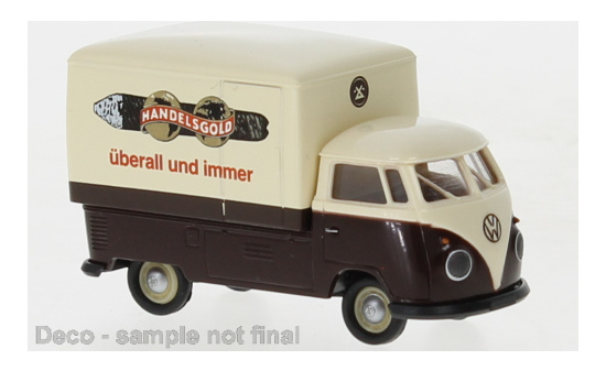 Brekina 32855 VW T1b Großraum-Koffer Handelsgold, Handelsgold, 1960 1:87
