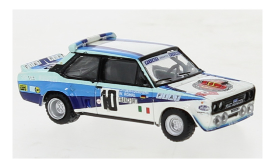 Brekina 22654 Fiat 131 Abarth, No.10, Fiat, Monte Carlo, W.Röhrl, 1980 1:87