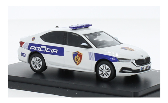 Abrex 143ABX-036XA03 Skoda Octavia IV, Policia Albania, 2020 1:43