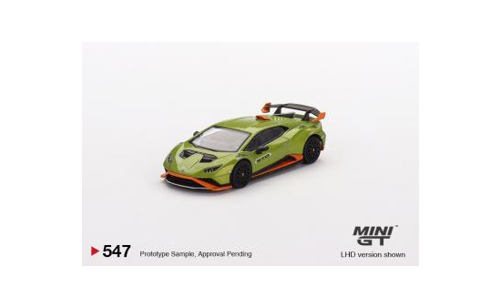 Mini GT MGT00547-L Lamborghini HuracÃ¡n STO  Verde Citrea (LHD) 1:64