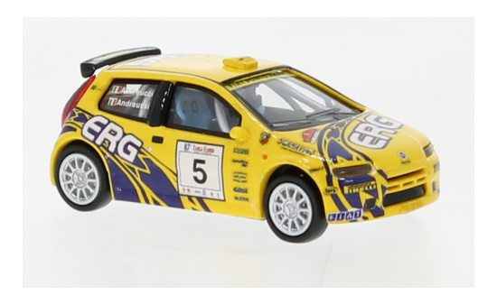 Ricko 38828 Fiat Punto Rally, No.5, ERG, Targa Florio, Andreucci/Andreussi, 2003 1:87