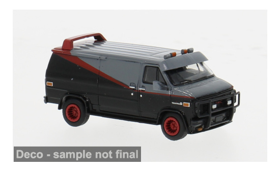 Brekina BRE18250 GMC Vandura - schwarz , rot - Vorbestellung 1:87