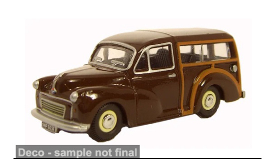 Oxford OXF76MMT003 Morris Minor Traveller - dunkelrot - Vorbestellung 1:76