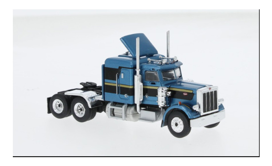 Brekina BRE85718 Peterbilt 359 - blau (Metallic) , weiss - Vorbestellung 1:87