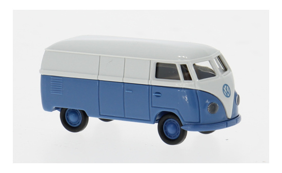 Brekina BRE32076 VW T1a Kasten - hellgrau , blau - Vorbestellung 1:87