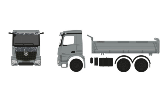 Herpa 958905 Mercedes-Benz Arocs M Dreiseitenkipper-LKW 3achs
Daimler Trucks/AROCS EXTENT in Sonderverpackung - Vorbestellung 1:87