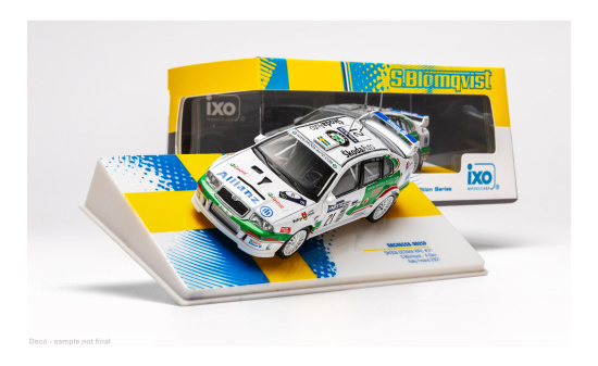 IXO IXORAC465SB-002SP Skoda Octavia WRC - Rally Finland - S.Blomqvist - A.Goni - Vorbestellung 1:43