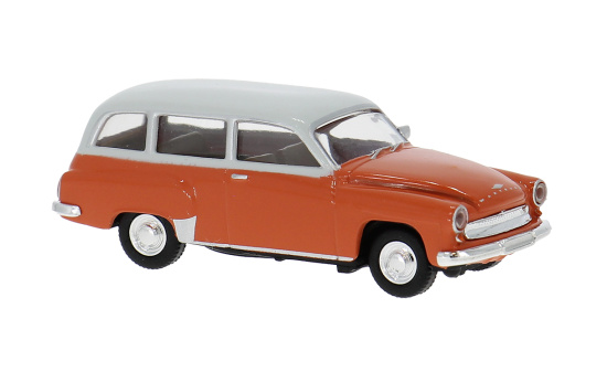 Brekina BRE27194 Wartburg 311 Kombi - dunkelorange , hellgrau 1:87