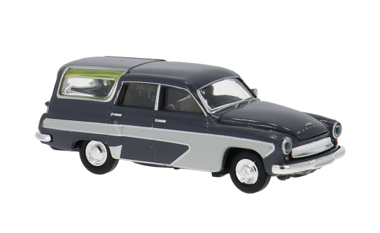 Brekina BRE27126 Wartburg 311 Camping - dunkelgrau , hellgrau 1:87