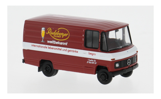 Brekina BRE36863 Mercedes L 406 D Kasten - Begro/Radeberger 1:87