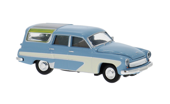 Brekina BRE27125 Wartburg 311 Camping - hellblau , weiss 1:87