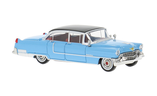 Brekina BRE18351 Cadillac Fleetwood - blau , schwarz - Vorbestellung 1:87