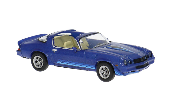 Brekina BRE18054 Chevrolet Camaro Z28 - blau (Metallic) 1:87