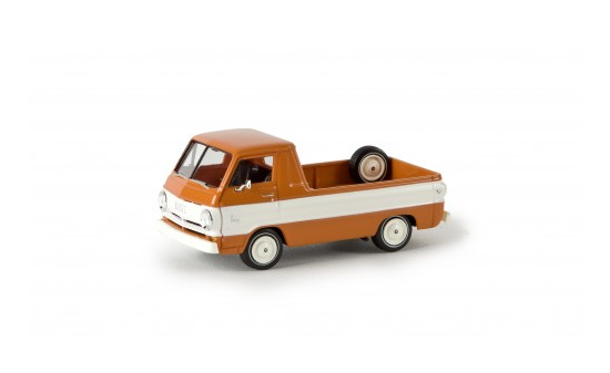 Brekina 34330 Dodge A 100, dunkelorange/weiss 1:87