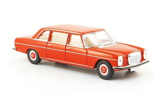 Brekina 13402 Mercedes 220 D lang (V115), rot, ohne Kartonschuber 1:87