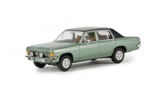 Brekina 20721 Opel Diplomat B, metallic-grün/matt-schwarz 1:87