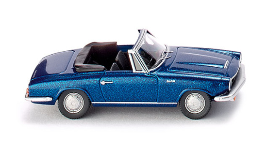 Wiking 018649 Glas 1700 GT Cabrio blau metallic 1:87