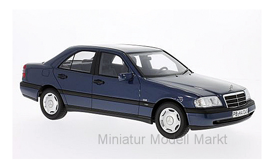 BoS-Models 014 Mercedes C220 (W202), metallic-blau, 1995 1:18