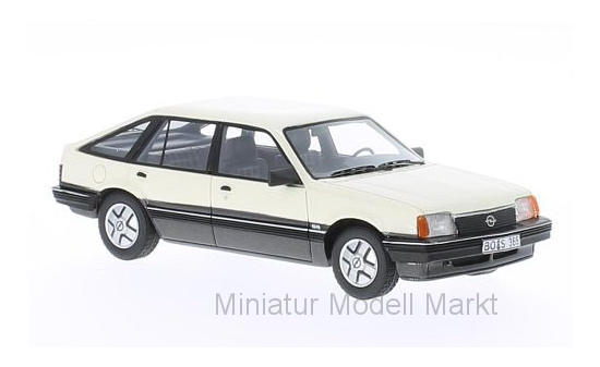 BoS-Models 43365 Opel Ascona C SR Fließheck, weiss, 1981 1:43