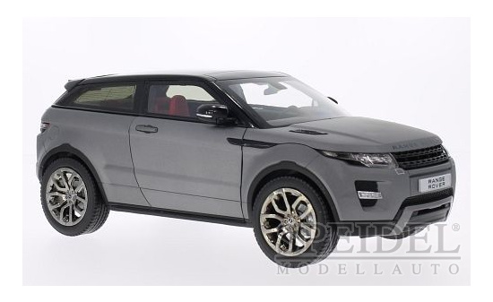Welly WEL11003MB-gr Land Rover Range Rover Evoque - grau (Matt) , schwarz - Vorbestellung 1:18