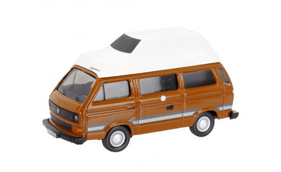 Schuco 452614200 VW T3 Westfalia Campingbus mit Hochdach, 1:87 1:87