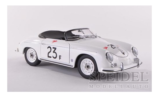 AUTOart 77865 Porsche 356 A Speedster, weiss, No.23, James Dean, 1955 1:18