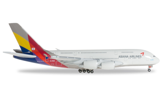 Herpa 526272-001 Asiana Airlines Airbus A380-800 1:500