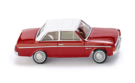 Wiking 020401 Ford Taunus 20M - braunrot mit weißem Dach 1:87