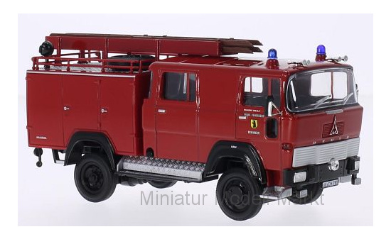 Lucky Die Cast 43017A Magirus 100 D 7 FA LF8-TS, Freiw. Feuerwehr Nellingen, 1965 1:43