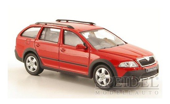 Abrex ABR143AB-011B Skoda Octavia Combi Scout - rot 1:43