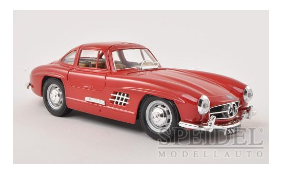 Bburago 18-22023RED Mercedes 300 SL (W198), rot, 1954 1:24