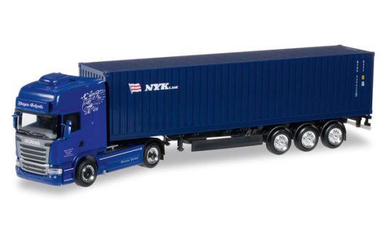 Herpa 305723 Scania R TL Container-Sattelzug 