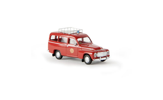 Brekina 29311 Volvo Duett Kombi, Feuerwehr mit Dachgepäckträger 1:87